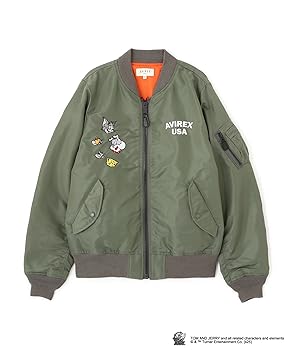 Amazon.co.jp: [アヴィレックス] TOM and JERRY LIGHT MA-1 トム